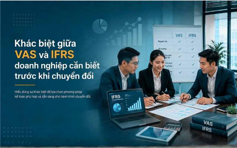 Khác biệt giữa VAS và IFRS doanh nghiệp cần biết