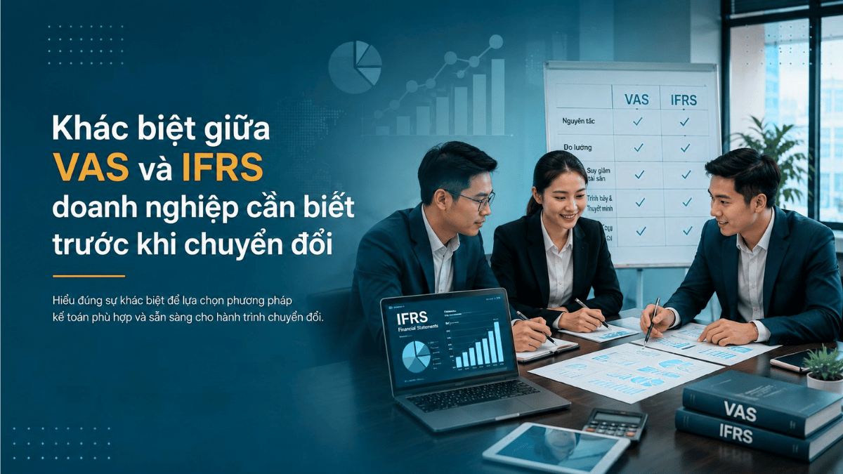 Khác biệt giữa VAS và IFRS doanh nghiệp cần biết